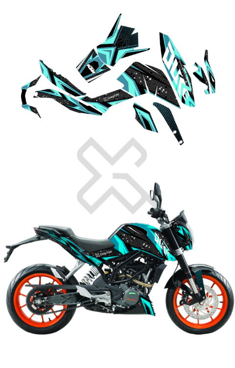 Duke 390 Bs4 Full Sticker | Duke 200 Bs4 Full Graphics